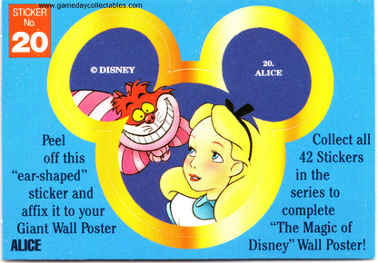 The Magic of Disney - Vintage Disney Ears Sticker Set (1992)