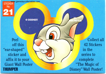 The Magic of Disney - Vintage Disney Ears Sticker Set (1992)