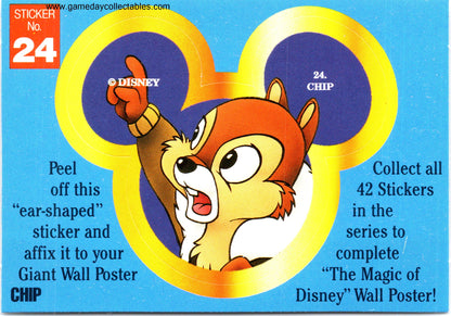 The Magic of Disney - Vintage Disney Ears Sticker Set (1992)