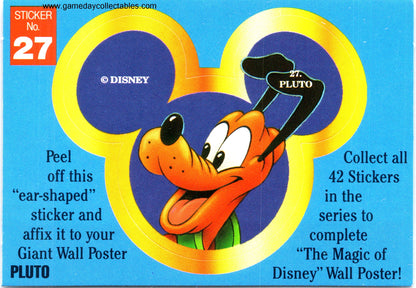 The Magic of Disney - Vintage Disney Ears Sticker Set (1992)