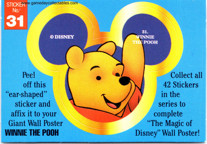 The Magic of Disney - Vintage Disney Ears Sticker Set (1992)