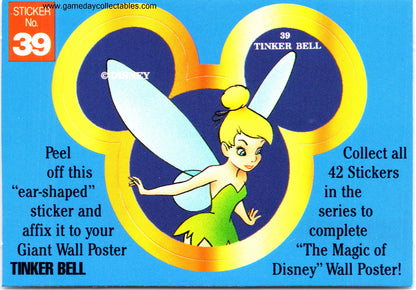 The Magic of Disney - Vintage Disney Ears Sticker Set (1992)