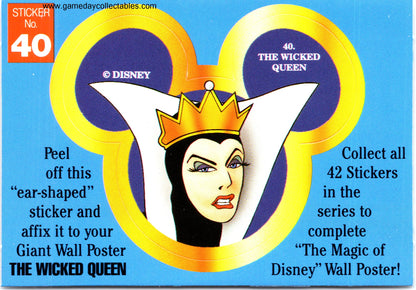 The Magic of Disney - Vintage Disney Ears Sticker Set (1992)