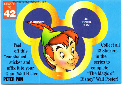 The Magic of Disney - Vintage Disney Ears Sticker Set (1992)