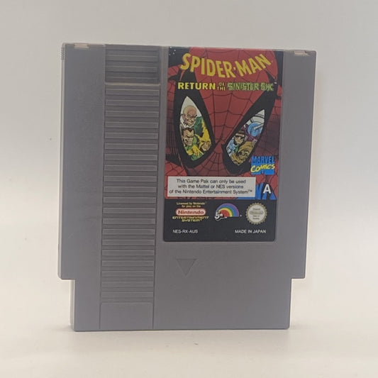 NES - Spiderman - Return of the Sinister Six - Case Only